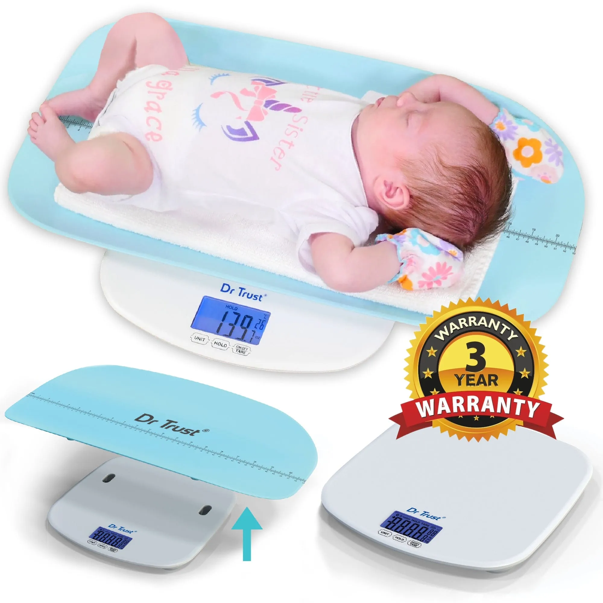 Dr Trust USA Growbuddy - Baby Infant Toddler and Adult Weighing Scale 510