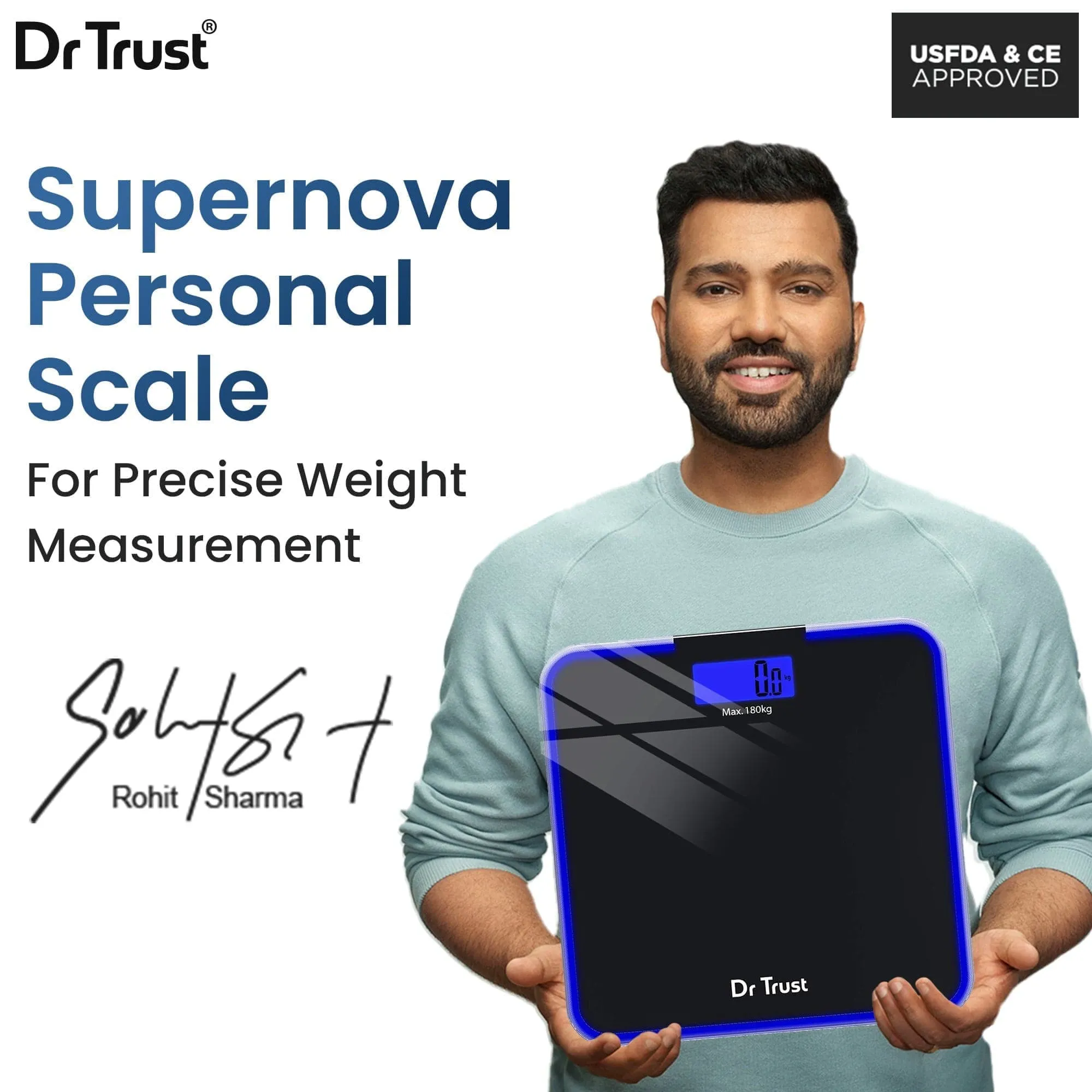 Dr Trust USA Supernova Digital Personal Scale Weight Machine 507