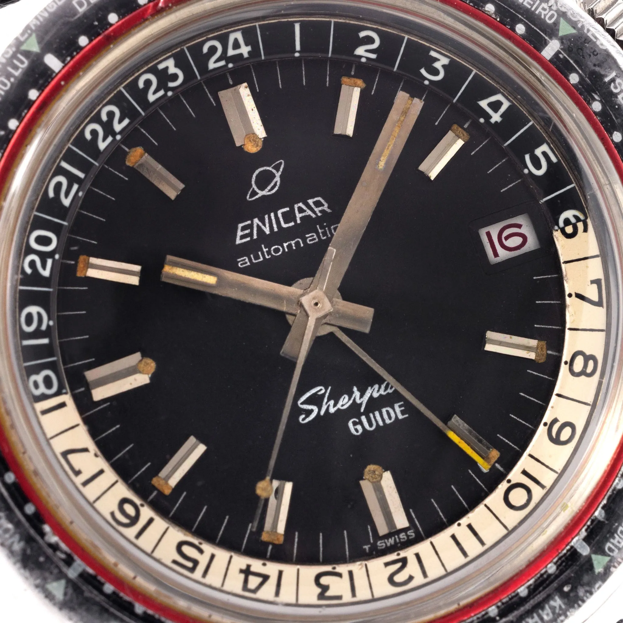 Enicar Sherpa Guide 600 Mk2 World Time ref 146/001