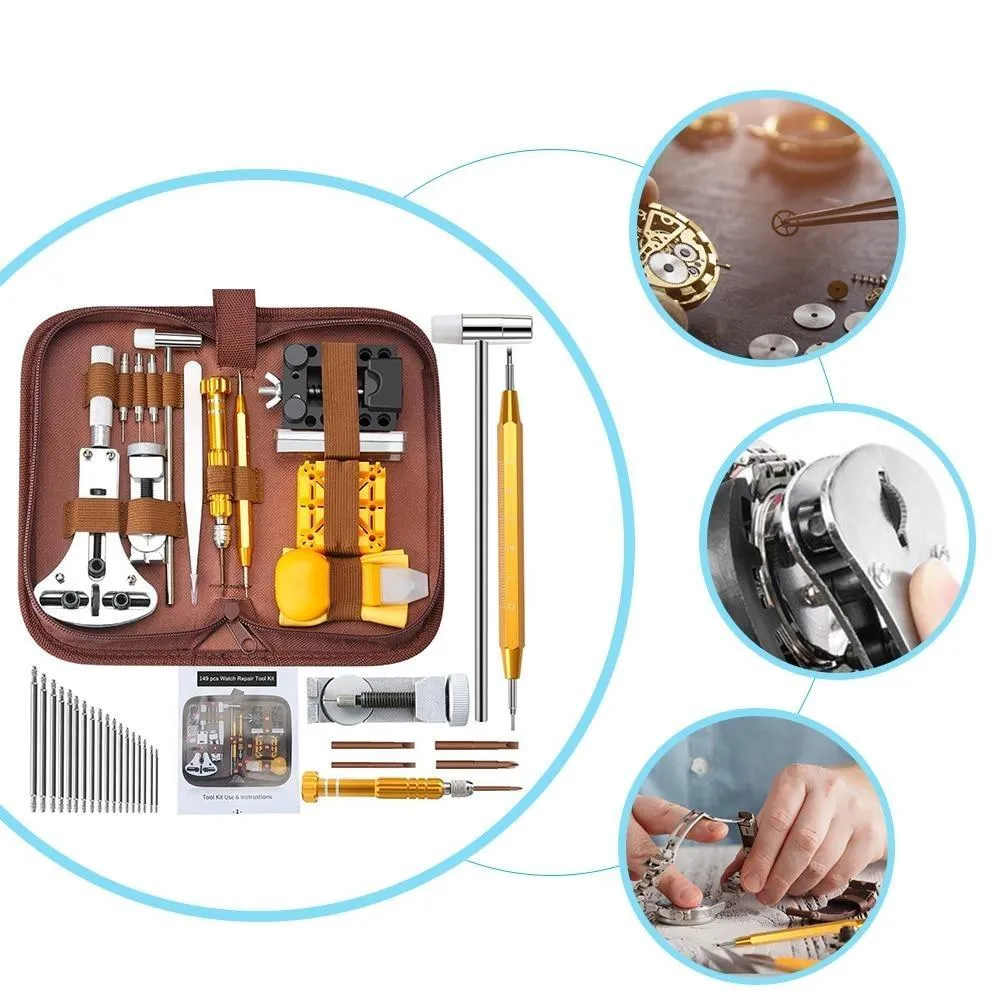 GR Ultimate Watch Repair Tool Kit 149Pcs