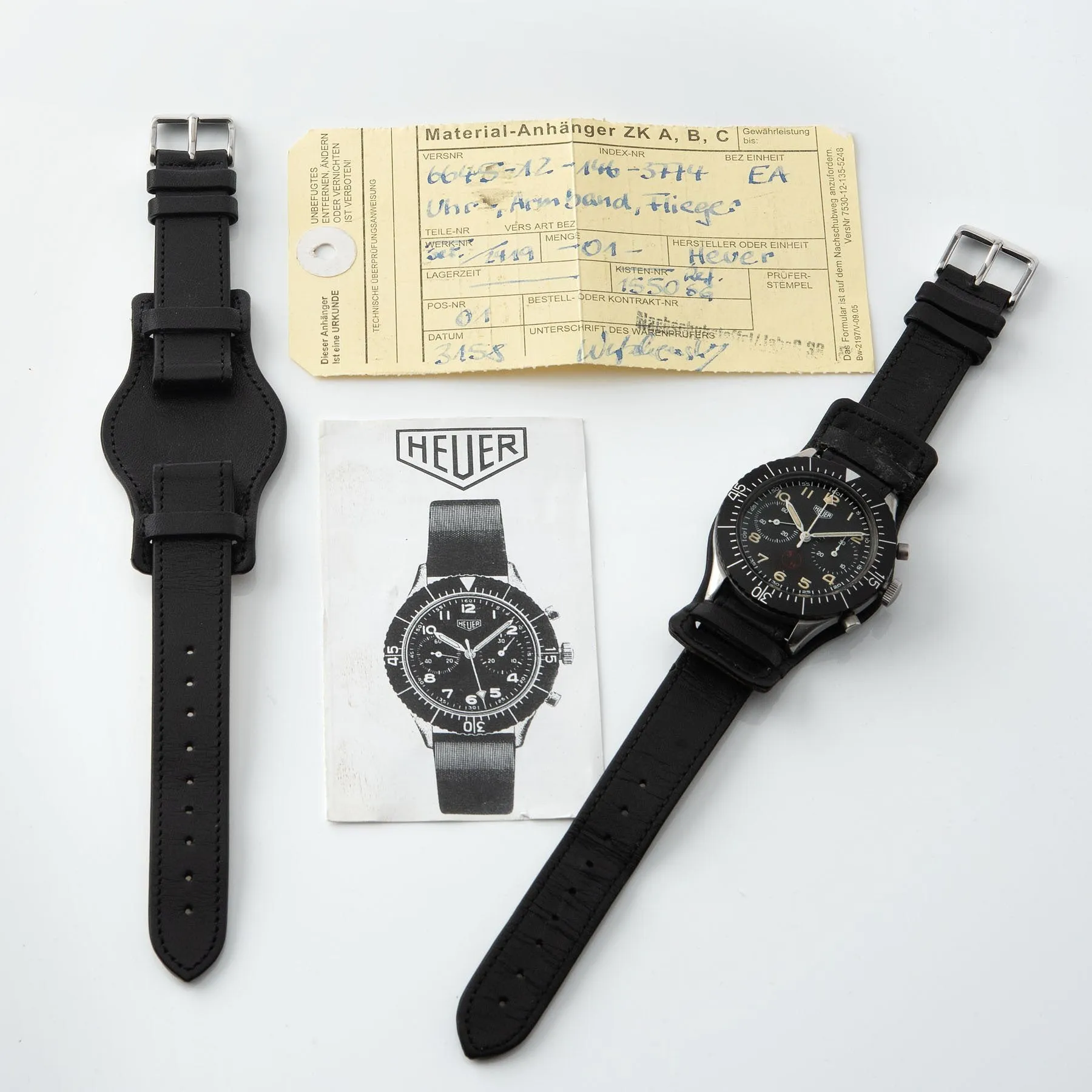 Heuer Chronograph German Issued Flyback 1550SG