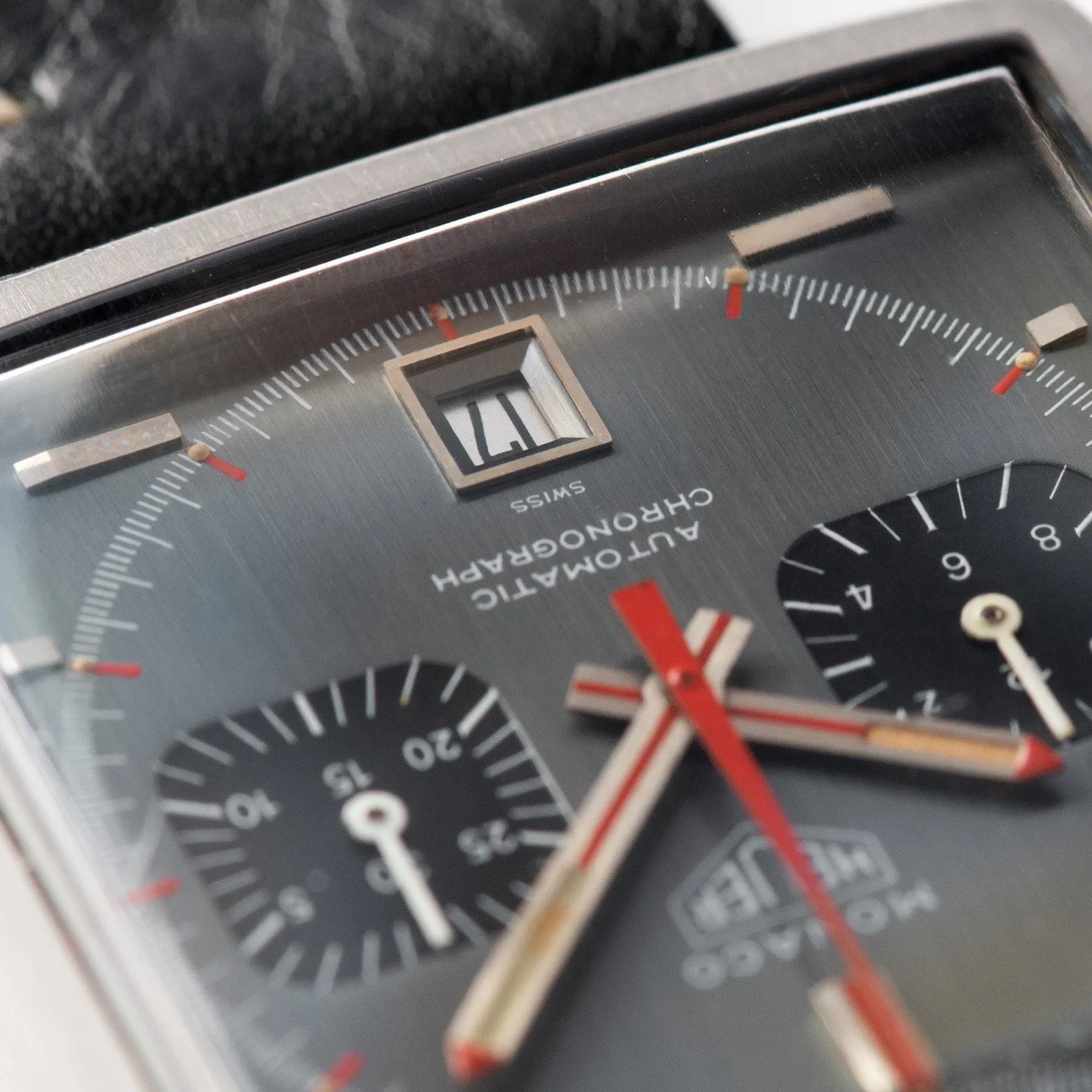 Heuer Monaco Ref 1133 Grey Dial