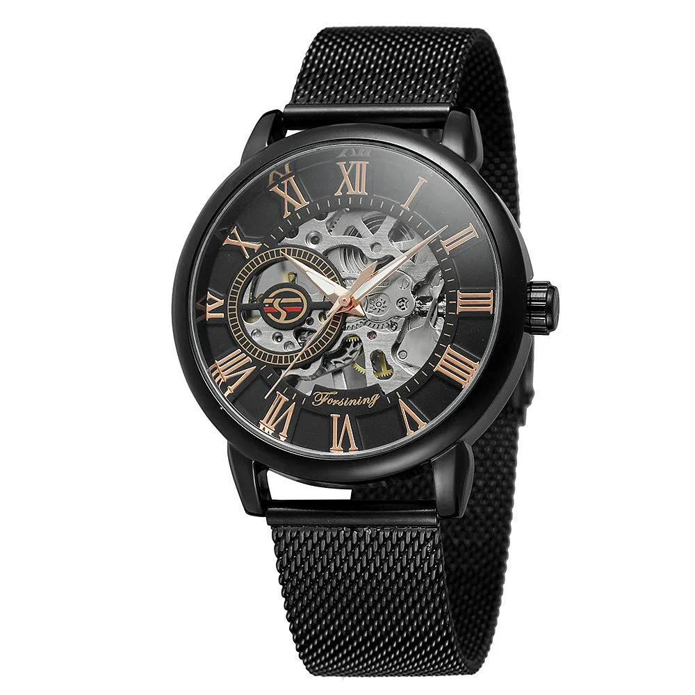 Hollow Dial Mechanical Watch