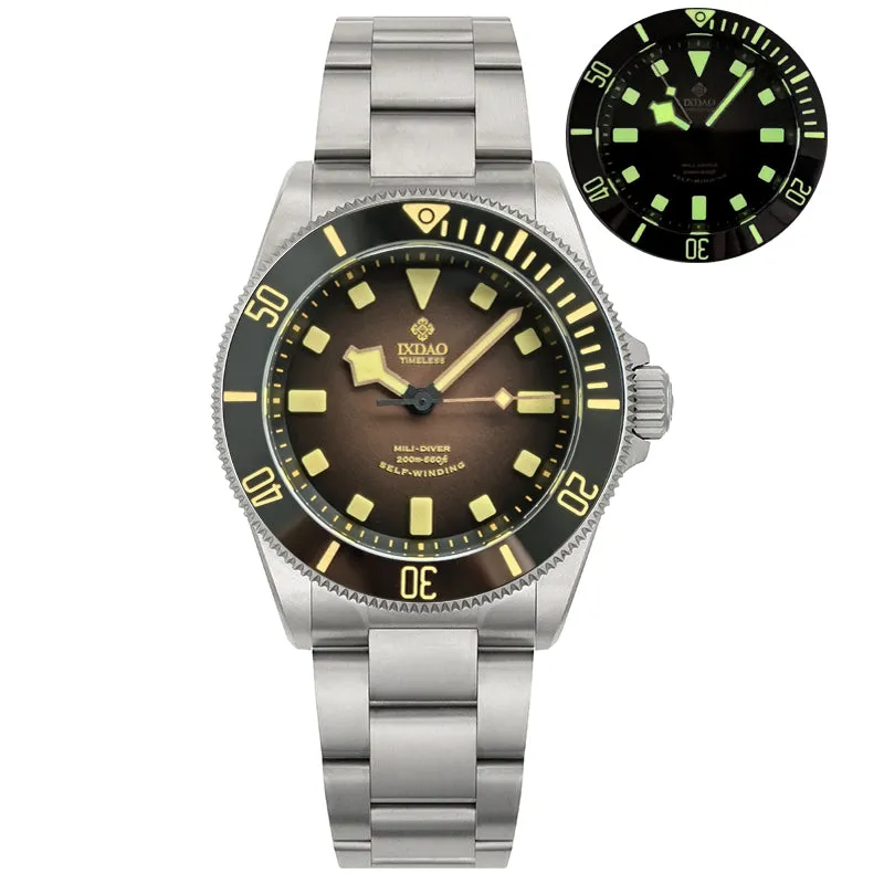 IXDAO Titanium 39mm Automatic Dive Watch