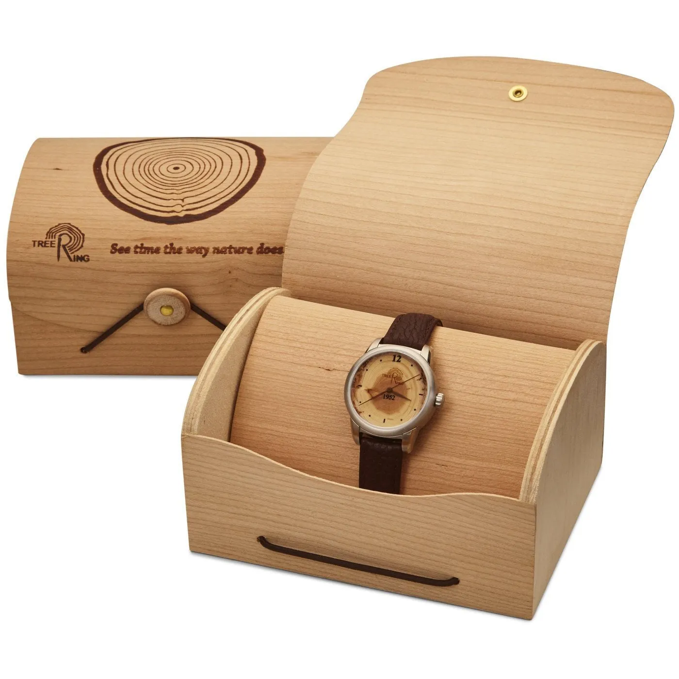 Mens Watch Made of Tree Rings, Perfect 50th Birthday Gift or Anniversary Gift for Parents