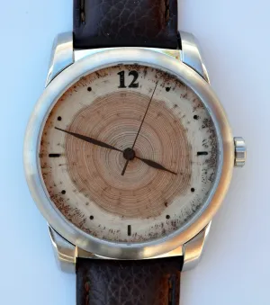 Mens Watch Made of Tree Rings, Perfect 50th Birthday Gift or Anniversary Gift for Parents