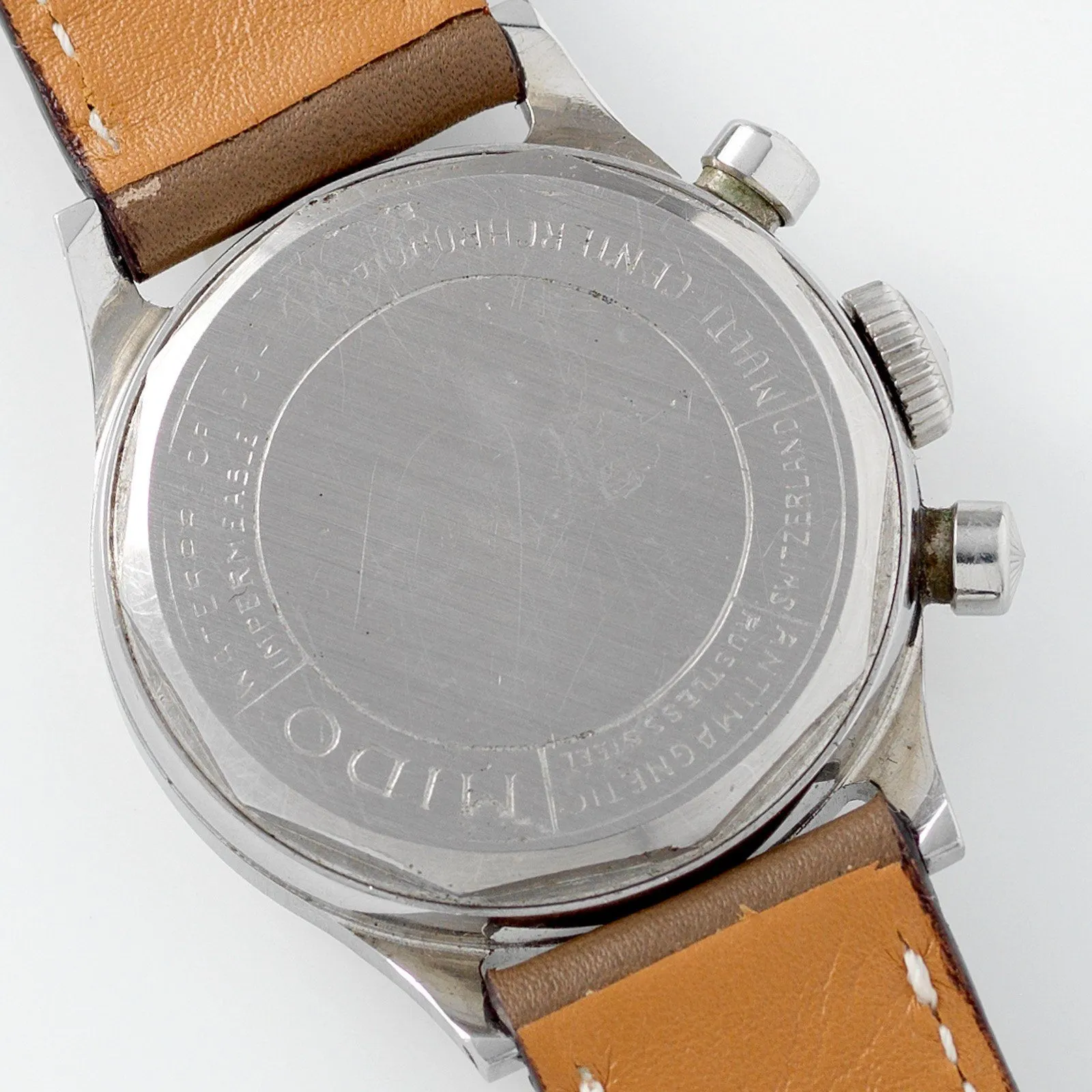 Mido Multi-Centerchrono Chronograph Watch 1940s