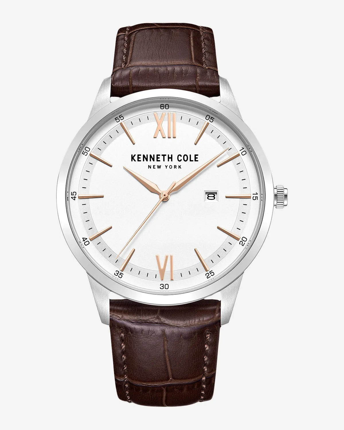 Modern Classic Slim Leather Strap Watch