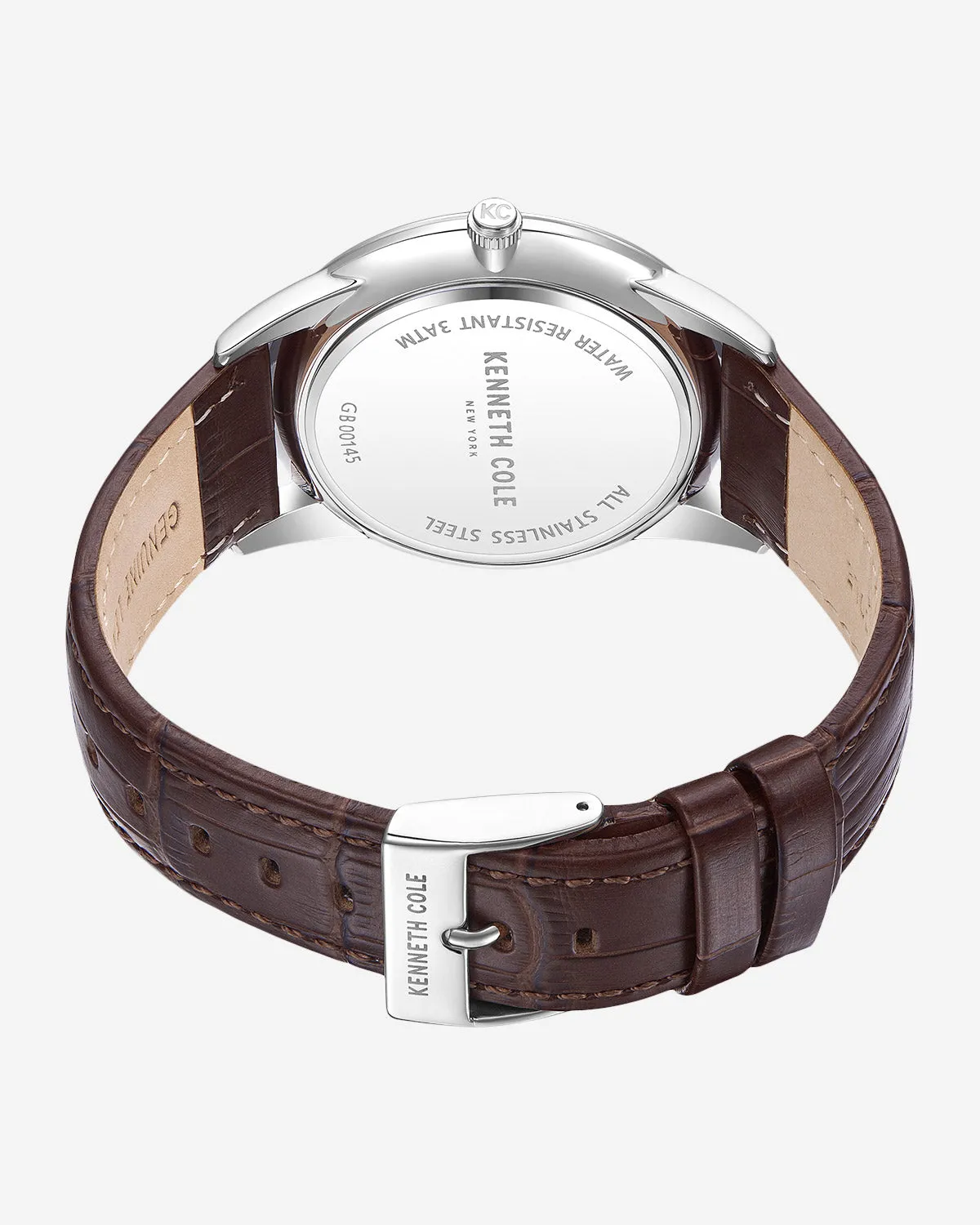 Modern Classic Slim Leather Strap Watch