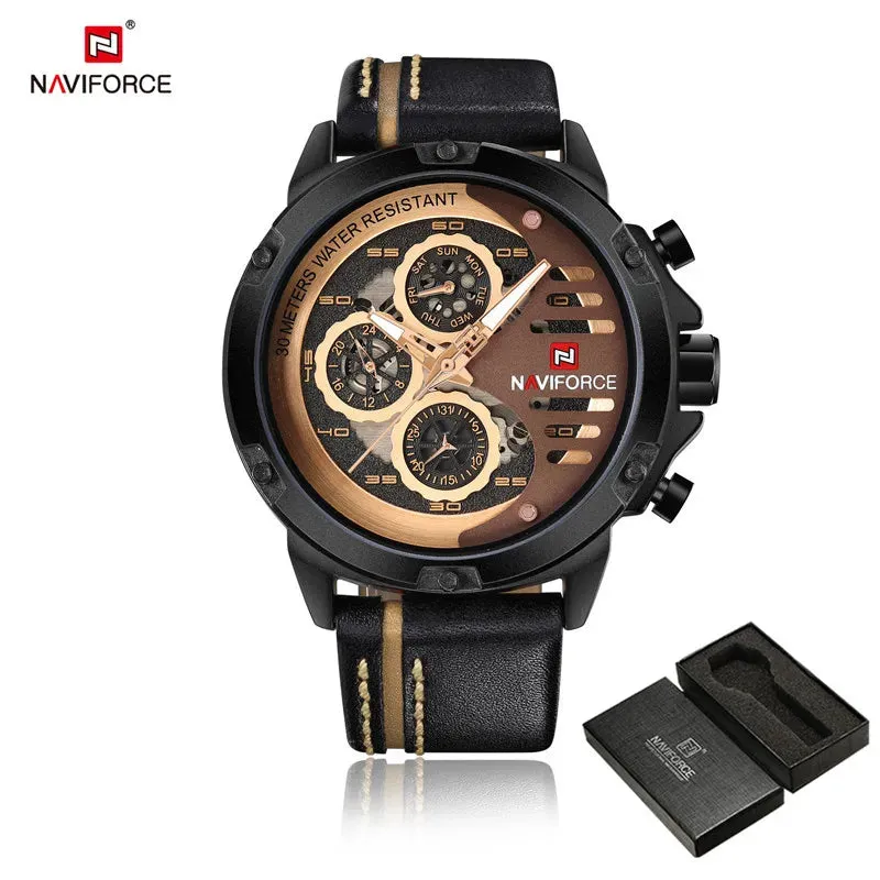 NAVIFORCE Water Resistant Analog Watch