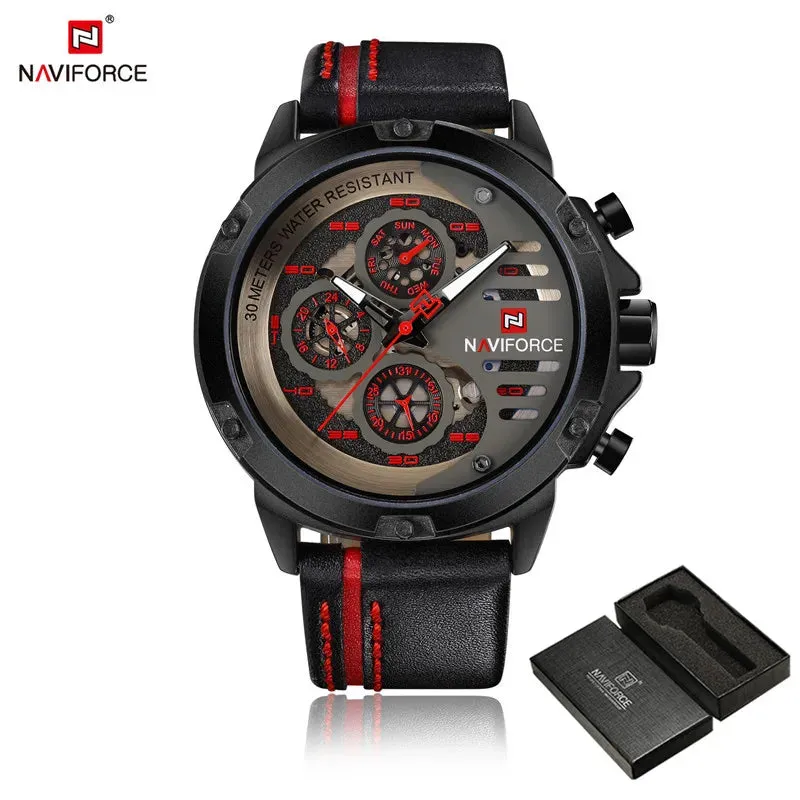 NAVIFORCE Water Resistant Analog Watch