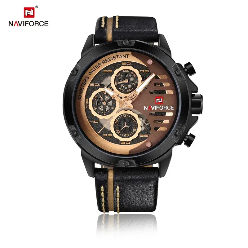 NAVIFORCE Water Resistant Analog Watch