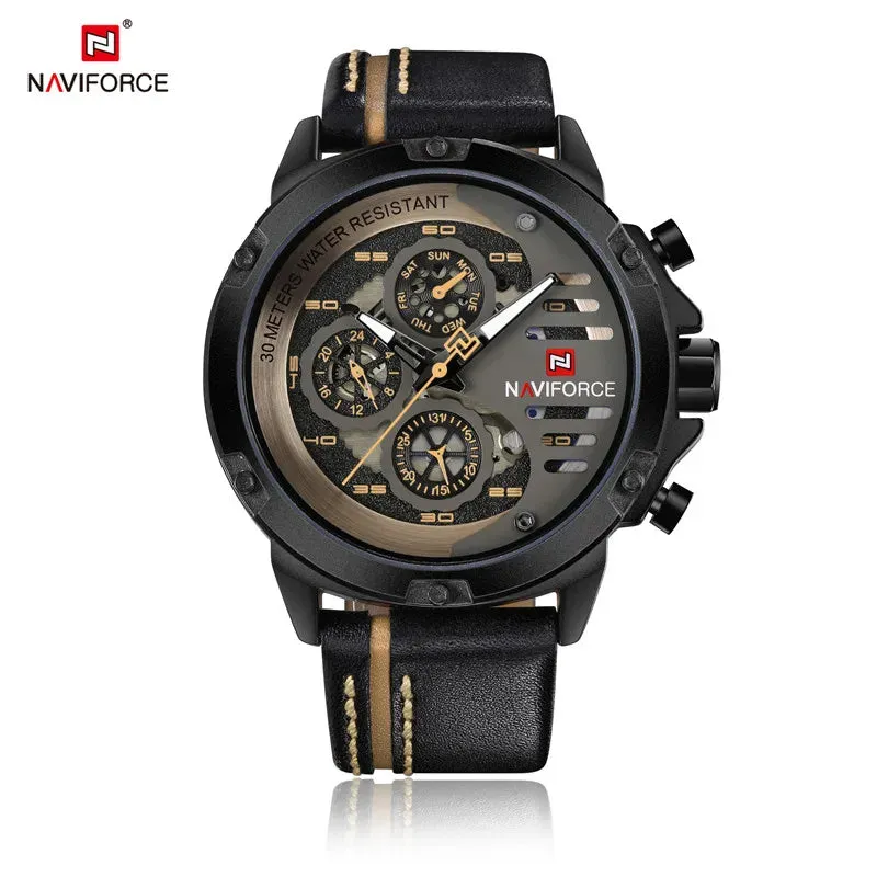 NAVIFORCE Water Resistant Analog Watch