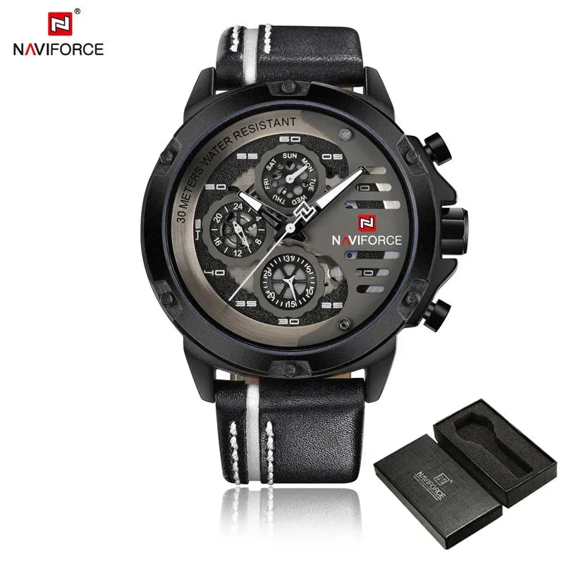 NAVIFORCE Water Resistant Analog Watch