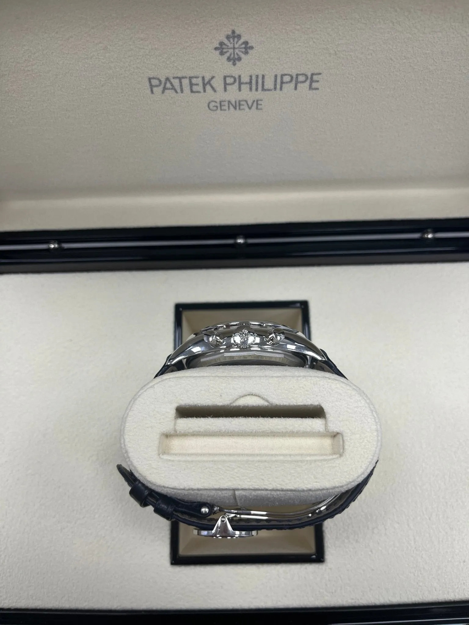 Patek Philippe Annual Calendar Chronograph Blue Dial 5961P-001