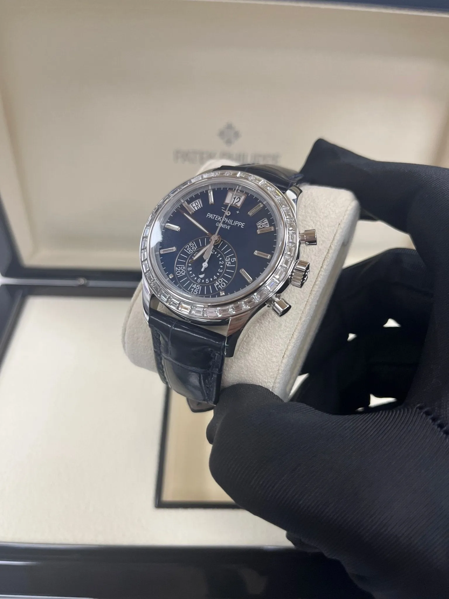 Patek Philippe Annual Calendar Chronograph Blue Dial 5961P-001