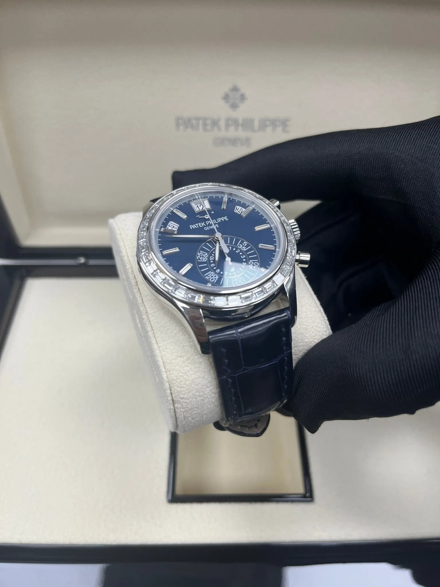 Patek Philippe Annual Calendar Chronograph Blue Dial 5961P-001