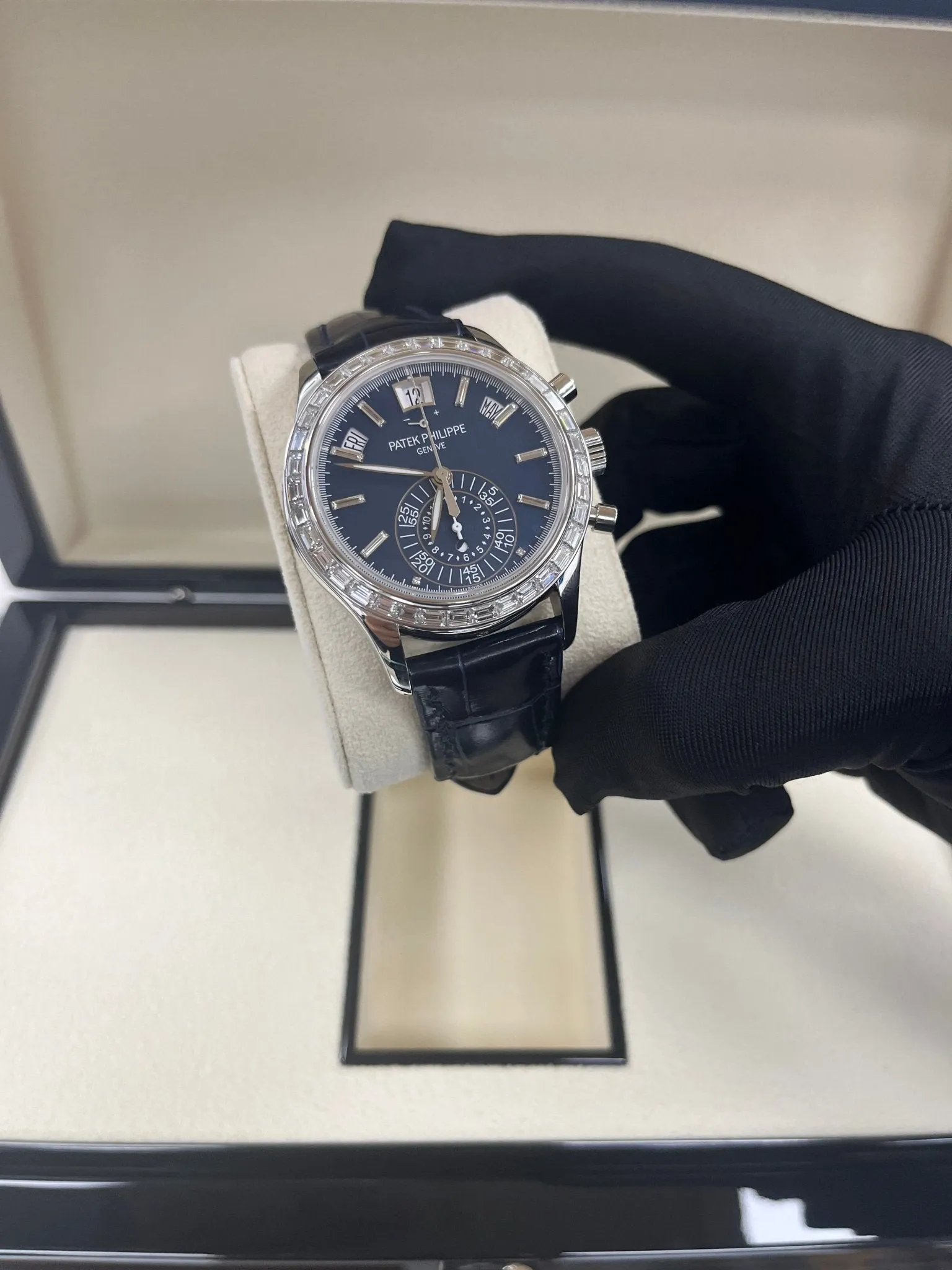 Patek Philippe Annual Calendar Chronograph Blue Dial 5961P-001