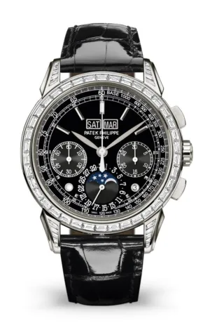 Patek Philippe Perpetual Calendar Platinum Black Dial 5271P-001