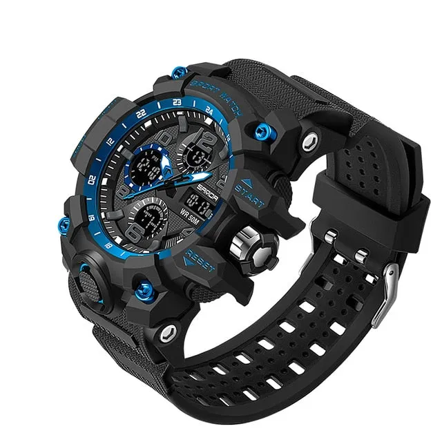 SANDA Waterproof Military Watch