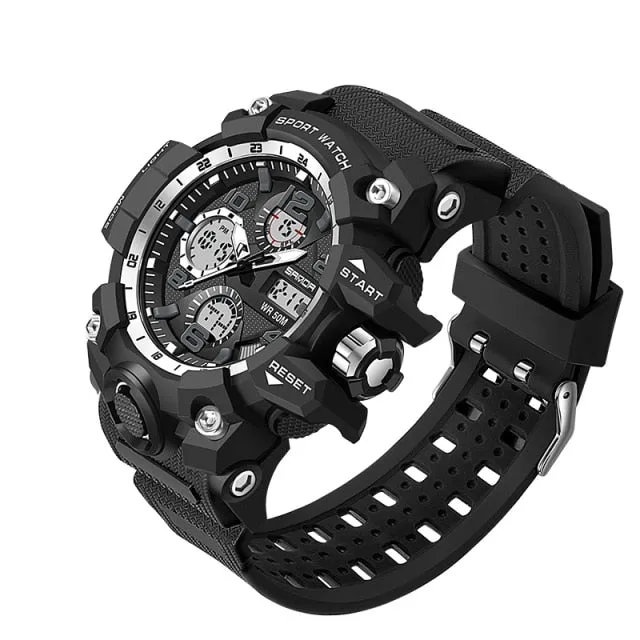 SANDA Waterproof Military Watch