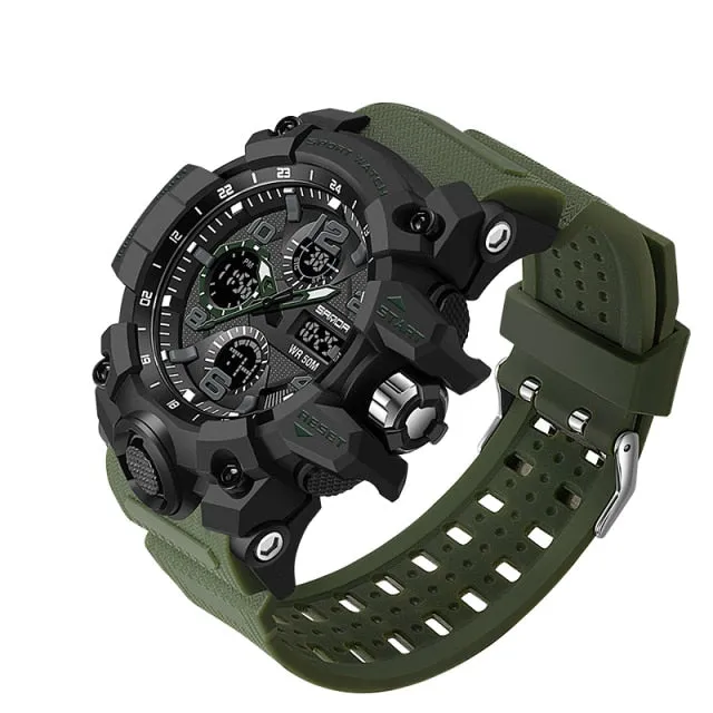 SANDA Waterproof Military Watch