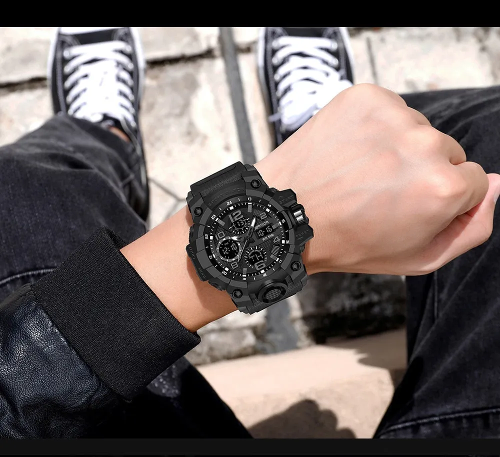 SANDA Waterproof Military Watch