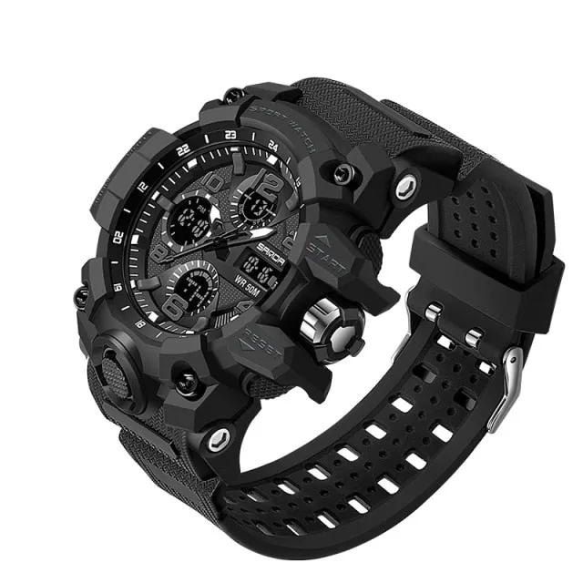 SANDA Waterproof Military Watch