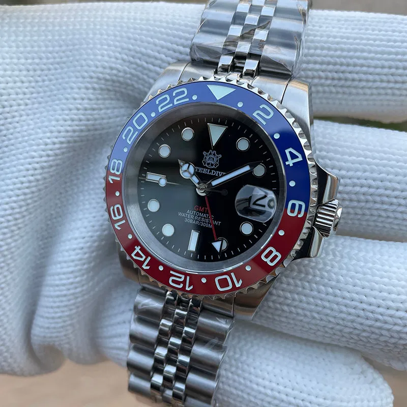 Steeldive SD1993 NH34 GMT Automatic Watch V2