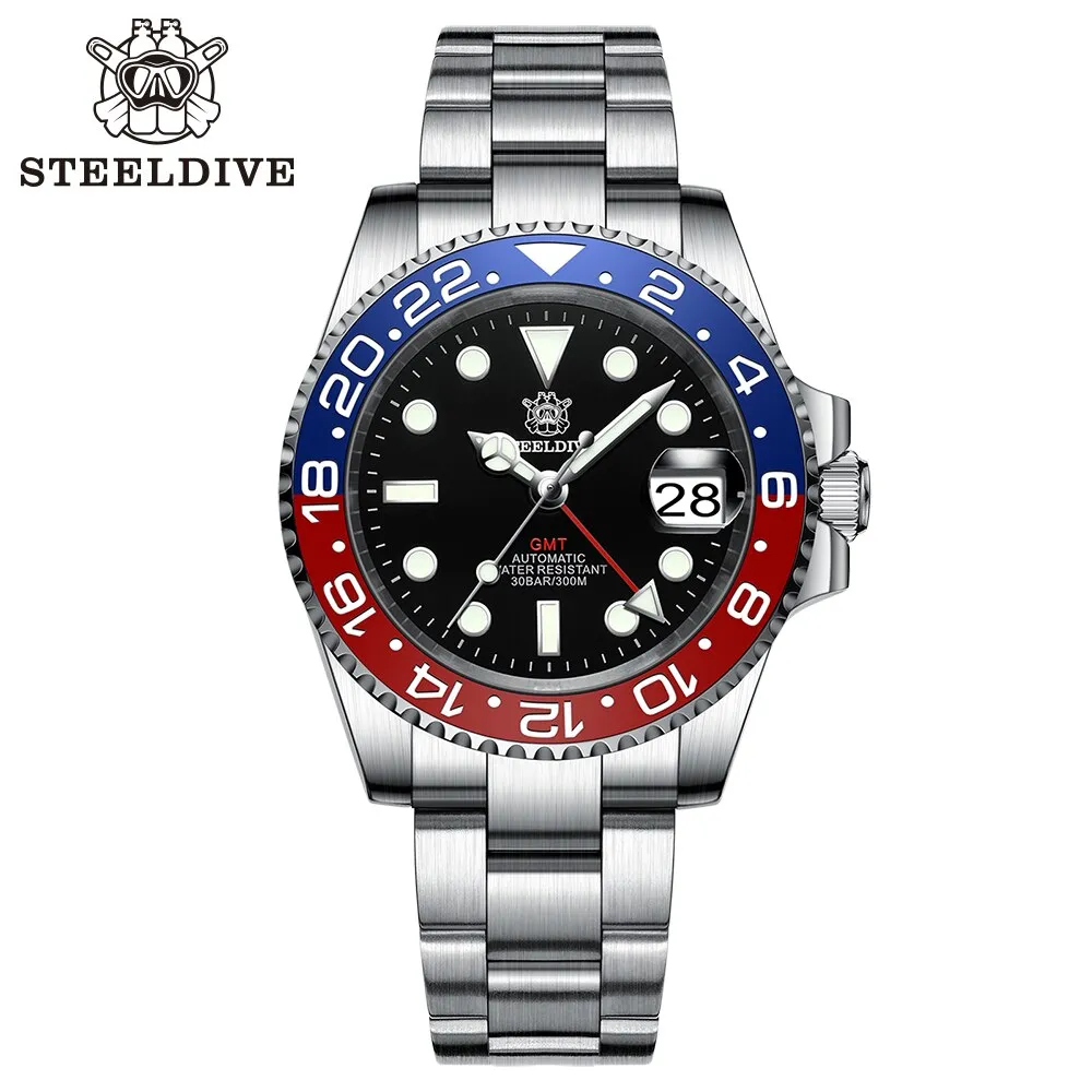 Steeldive SD1993 NH34 GMT Automatic Watch V2