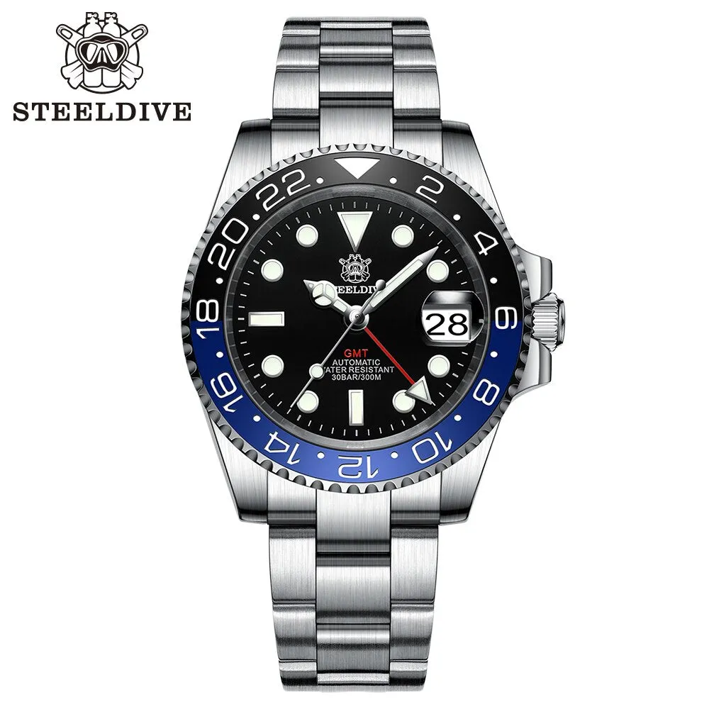 Steeldive SD1993 NH34 GMT Automatic Watch V2