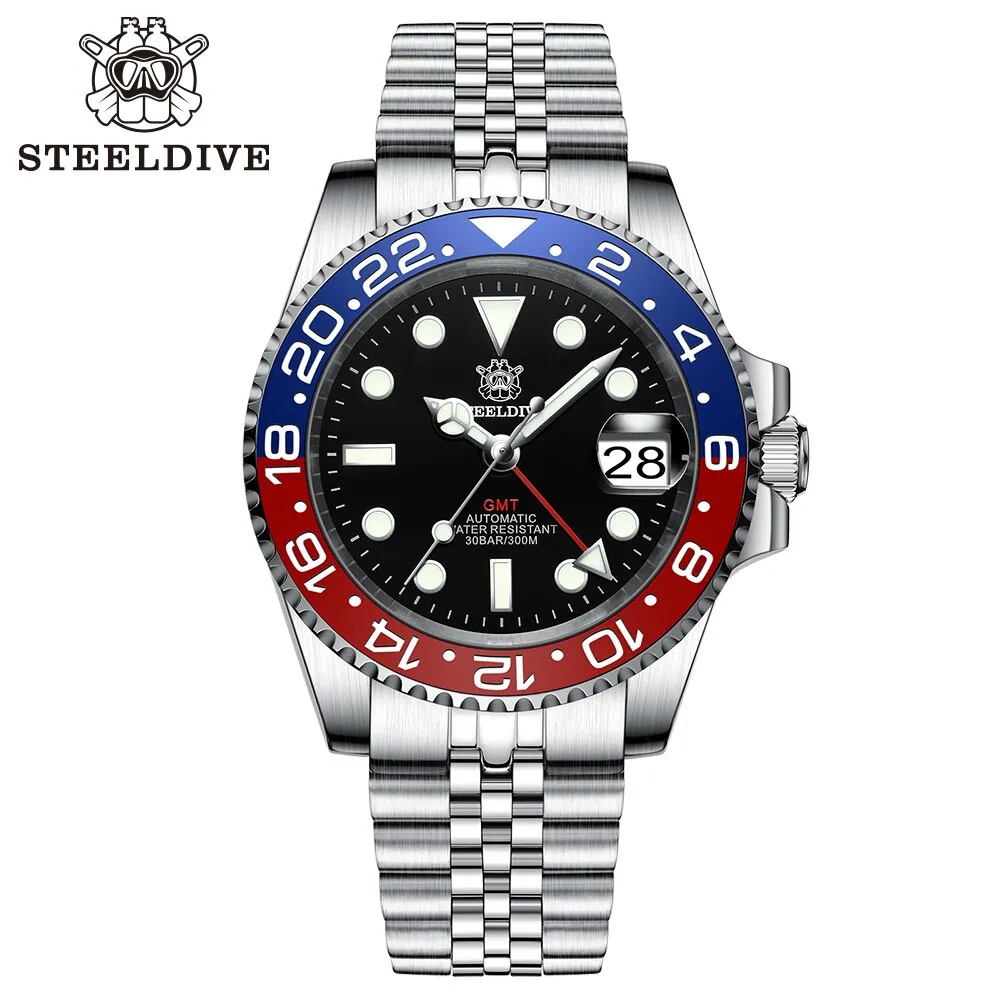 Steeldive SD1993 NH34 GMT Automatic Watch V2