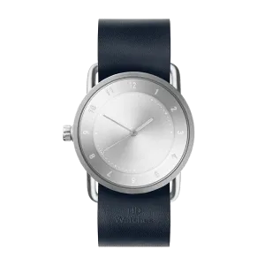 TID No.2 36mm Steel Dial / Navy Leather Strap