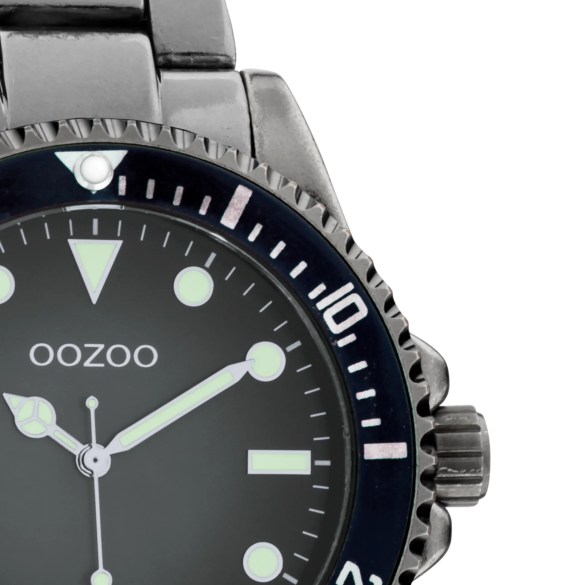 Titanium OOZOO watch with titanium stainless steel bracelet - C11013