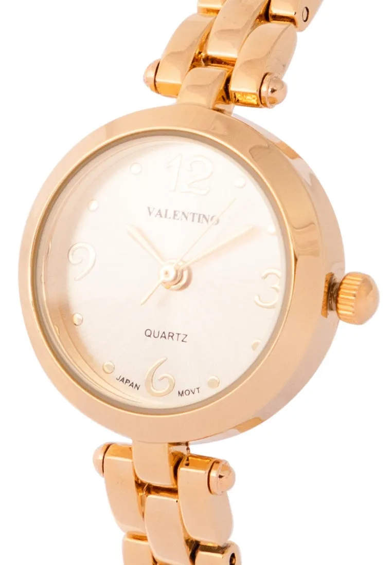 Valentino 20122206-GOLD DIAL Alloy Strap  Analog Watch for Women