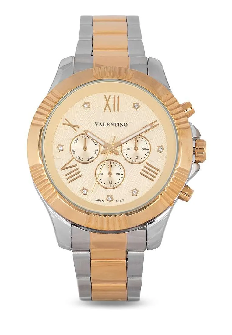 Valentino 20122301-TT-GOLD DL Two-tone Stainless Steel Watch for Women