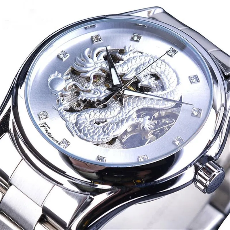 Waterproof Dragon Steel Belt Automatic Mechanical Watch