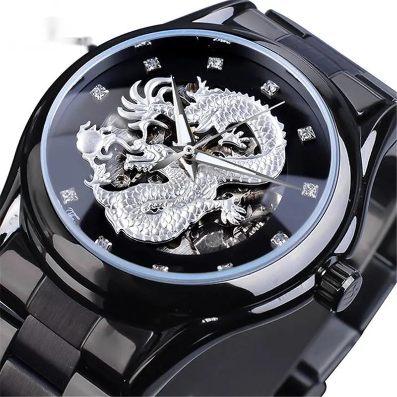 Waterproof Dragon Steel Belt Automatic Mechanical Watch