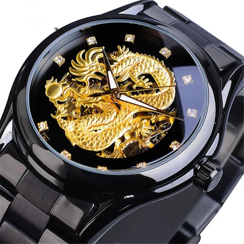 Waterproof Dragon Steel Belt Automatic Mechanical Watch